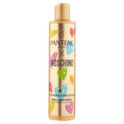 Sampon Pantene Pro-V Moschino Miracle Serum, efect regenerates and protects, 250 ml